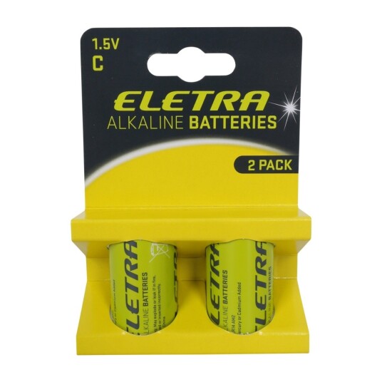 ELETRA EA2C23 C-BATTERIER, 2 STK.