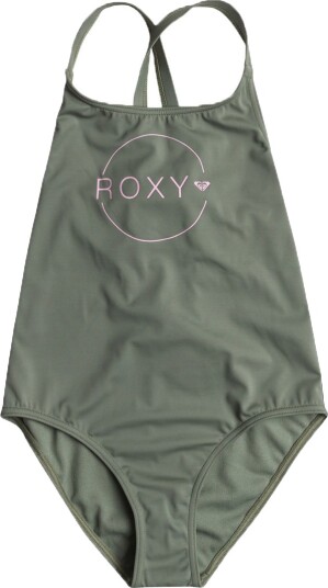 Roxy Badedrakt Basic Active One Piece Agave Green Roxy 6 år 116 Badetøy Grønn