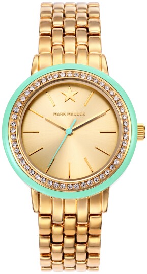 Mark Maddox Dameklokke MM7007 27 Classic Gullfarget/Rose gulltonet