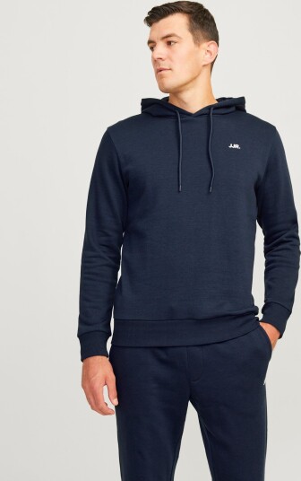 JJ REBEL Jrebrebel Logo Sweat Hood Noos Navy L JJ REBEL Jrebrebel Logo Sweat Hood Noos Navy L