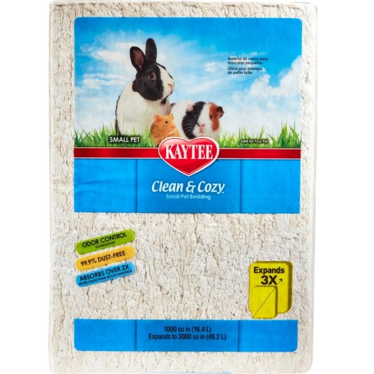 Kaytee Hvit Papirstrø Clean And Cozy 85 Liter Kaytee Hvit Papirstrø Clean And Cozy 85 Liter
