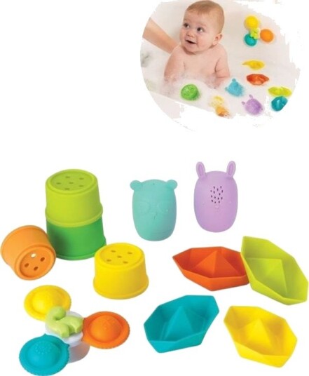Bkids Infantino Spin Squirt & Sail Badesett 11 Myke Badeleker