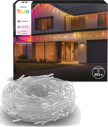 Philips Hue Festavia Icicles 250LED 9m