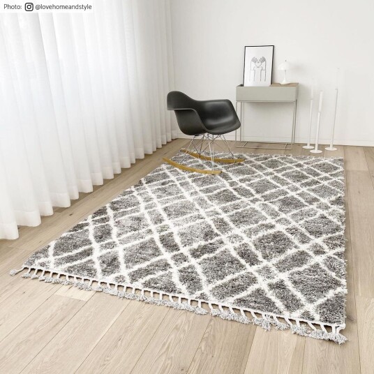 Ryetepper Cotopaxi grå Størrelse: 80 x 300 cm
