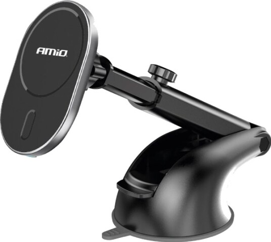 Amio Biltelefonholder Med Induksjonslader For Glass/Dashbord Mag 15W