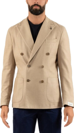 Paoloni Herre Jakker Beige 2XL, Paoloni Herre Jakker Beige 2XL,