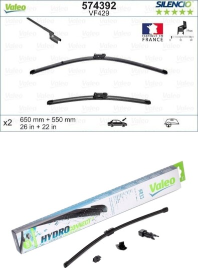 VALEO VAL298N0076 Vindusvisker