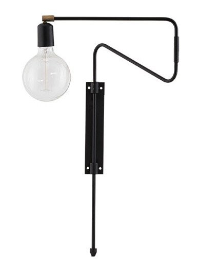 House Doctor Swing vegglampe 35 - Svart House Doctor Swing vegglampe 35 - Svart