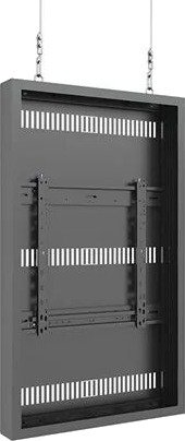 Multibrackets M Pro Series enclosure - low profile - for LCD display - medium - black - Max 50 kg - recommended for 49"