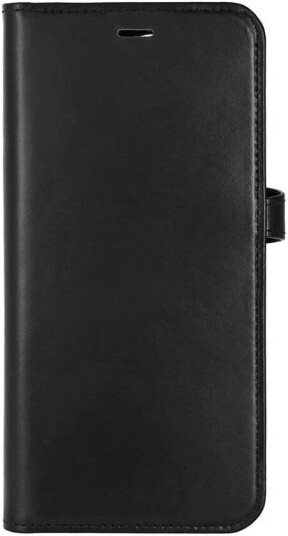 Buffalo 2-i-1 Lommebokdeksel i Skinn for iPhone 16 Pro Max - Sort, 3 Kortlommer
