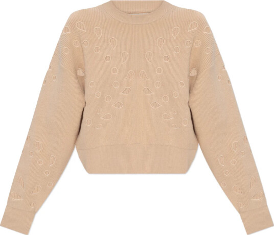 Ulla Johnson Dame Strikkevarer Beige L, Ulla Johnson Dame Strikkevarer Beige L,
