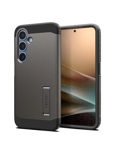 Spigen Tough Armor MagSafe - gunmetal - Samsung Galaxy S25
