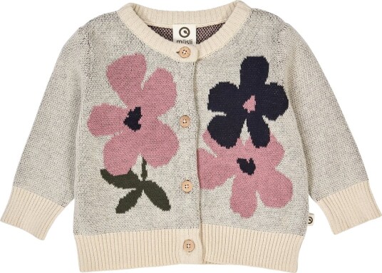 Müsli Cardigan   Strikk   Zinna   Oak   Müsli   1 år 80   Cardigan Beige Grå