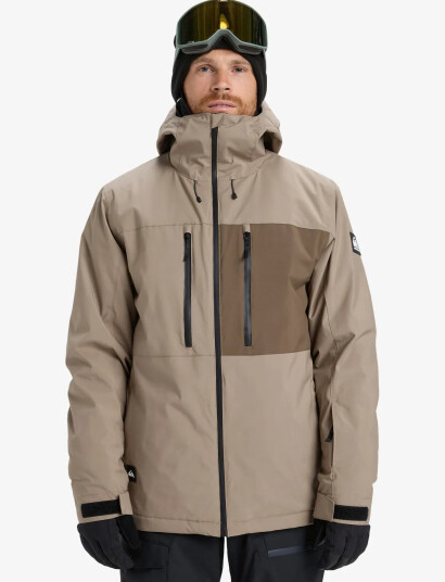 Quiksilver Sycamore Solid 20K Jk - Beige - XXL Quiksilver Sycamore Solid 20K Jk - Beige - XXL