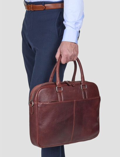 Howard London Laptop Bag Morris Brown ONE SIZE