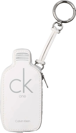 Calvin Klein Ck One Bottle Zip Small Pouch White ONE SIZE