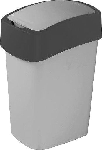 Curver Pacific Flip Søppelbøtte For Kildesortering 10L Grå Cur000010