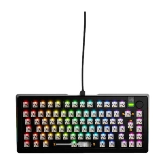 Glorious GMMK 3 PRO 75% Gamingtastatur med RGB Belysning - Svart