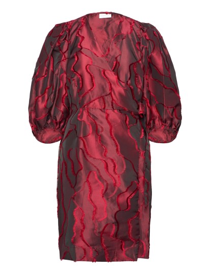 Coster Copenhagen | Wrap Dress With Balloon Sleeves | 34