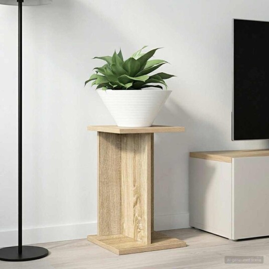 Planteholder Sonoma eik 25 x 25,5 x 40,5 cm Konstruert tre