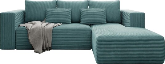 Listowel 3 sits Hörnbäddsoffa Turquoise