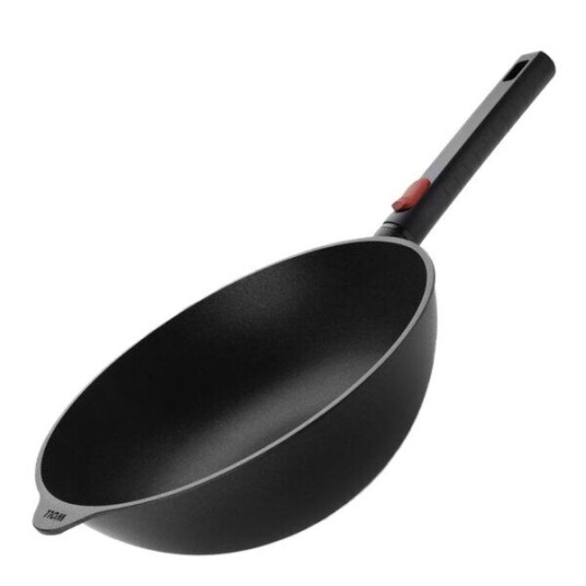 Woll ECO Logic QXR wokpanne 28 cm avtagbart håndtak svart Woll ECO Logic QXR wokpanne 28 cm avtagbart håndtak svart