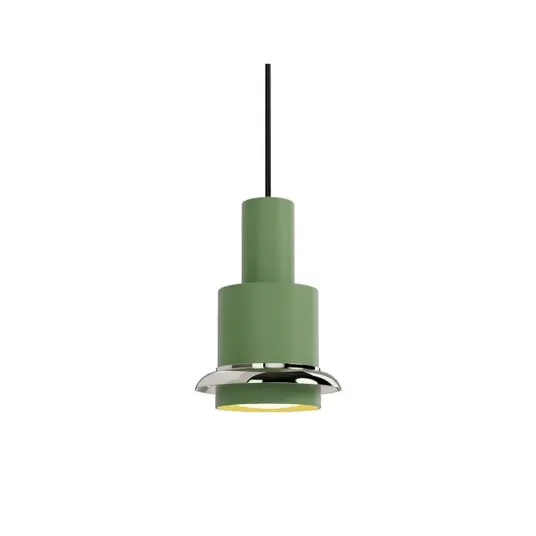 Chaumont Pendel Ø15xH22 Green/Nickel DCW Chaumont Pendel Ø15xH22 Green/Nickel DCW