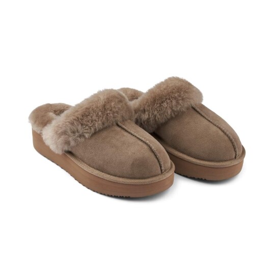 Plateau slipper Lysebrun 40 Plateau slipper Lysebrun 40