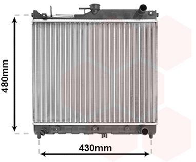 Radiator VAN WEZEL 52002055