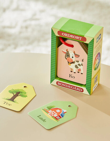 Barbo Toys Ordkort På Bondegården Dk Multi/patterned