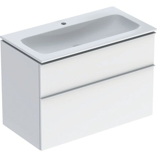 Geberit iCon møbelpakke 90x48 cm hvit høyglans