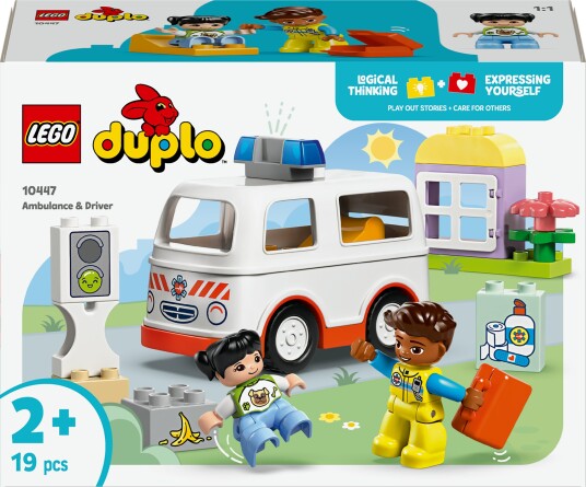 LEGO DUPLO Town 10447 Sykebil med sjåfør