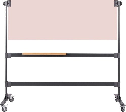 Glastavle, Bi-Office Stavo, To-Sidet, Pink, Bxl 150 X 100 Cm