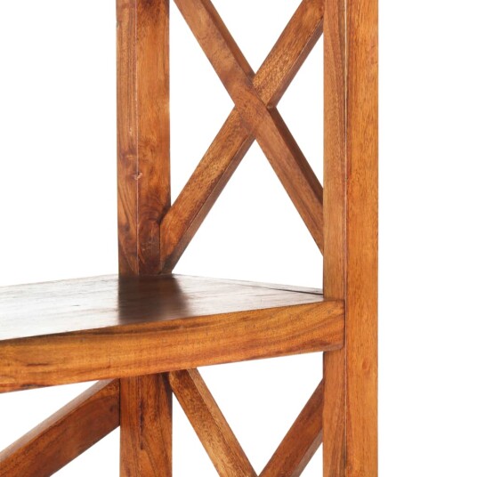 Bokhylle 100x30x180 cm heltre akasie med honningfinish Bokhylle 100x30x180 cm heltre akasie med honningfinish