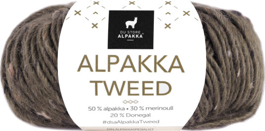 DSA , Alpakka Tweed garn 112 Brun DSA , Alpakka Tweed garn 112 Brun