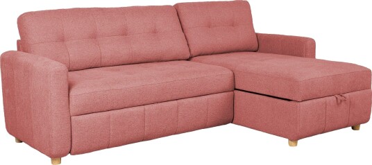 Hjørnesovesofa Porsen Rosa