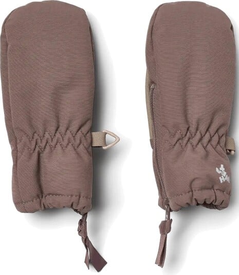 Wheat Technical Mittens Zipper - PLUM TRUFFLE - S