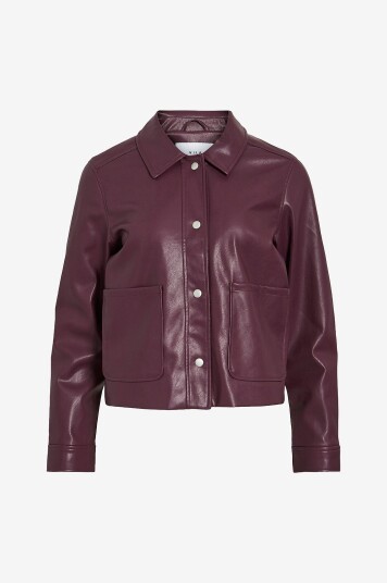 Vila Jakke viHellium Short Jacket Rød Vila Jakke viHellium Short Jacket Rød