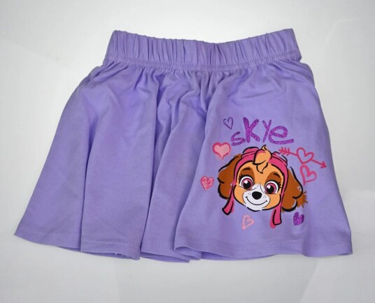 Paw Patrol Skjørt Glittery Skye 110 / 5 år Barn Jente Lilla/Brun