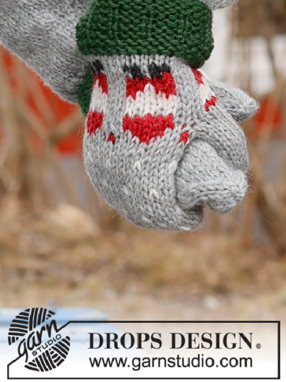 Drops 44 16 Santa Time Mittens