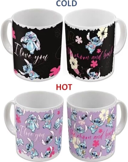 Konix Lilo & Stitch krus Stitch & Angel