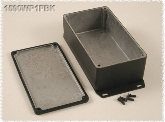Hammond Electronics 1590WPF 153 × 82 × 50 mm Aluminium Natur Kabinett