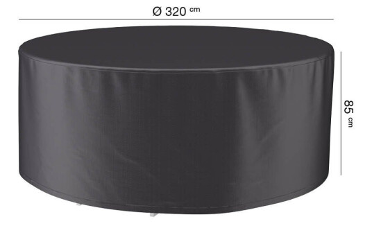 AeroCover Møbeltrekk Aerocover Til sofagruppe 320 x 85 cm Svart AeroCover Møbeltrekk Aerocover Til sofagruppe 320 x 85 cm Svart