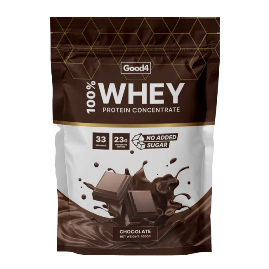 Good4Nutrition 100% Whey Protein 1kg - Sjokolade