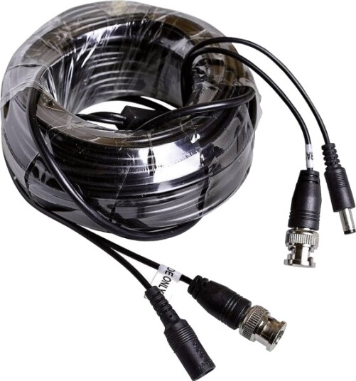 M-E Modern-Electronics 55323 Tilkoblingskabel Til Kamera/Video Strøm 30,00 M Svart