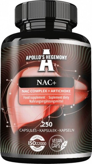 NAC 500 mg med artisjokk 500 mg – 250 vegkapsler