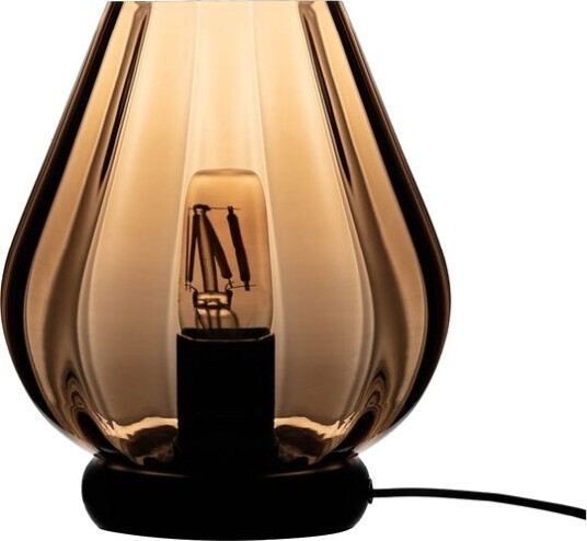 Magnor Rocks bordlampe 24,4 cm caramel Magnor Rocks bordlampe 24,4 cm caramel