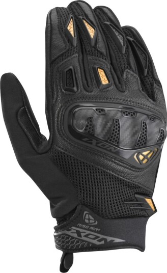 MC-Hansker Ixon Rise Air 2 L Dame Svart /Gul lL