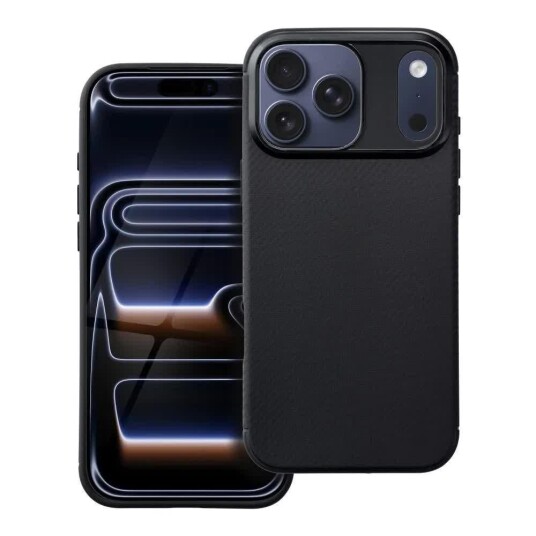 OEM Carbon Premium Deksel til iPhone 17 Pro Max Svart