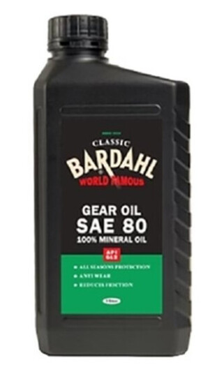 Bardahl Sae80 Gl2 Gearolie Classic 1L Bardahl Sae80 Gl2 Gearolie Classic 1L